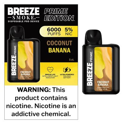 Breeze Prime 6,000 Puff Disposable