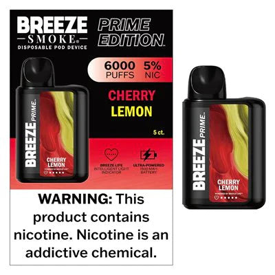 Breeze Prime 6,000 Puff Disposable