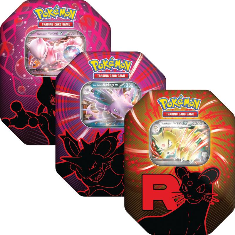 Pokemon Team Rocket Tins