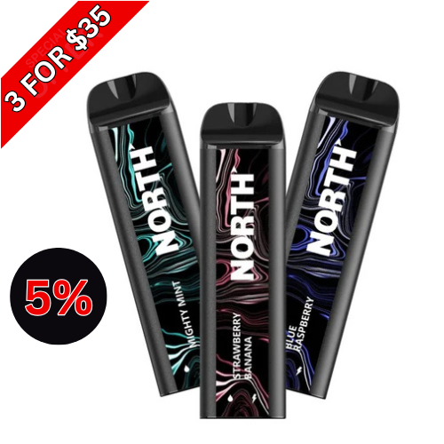 North 10ML 5% 5,000 Puff Disposable