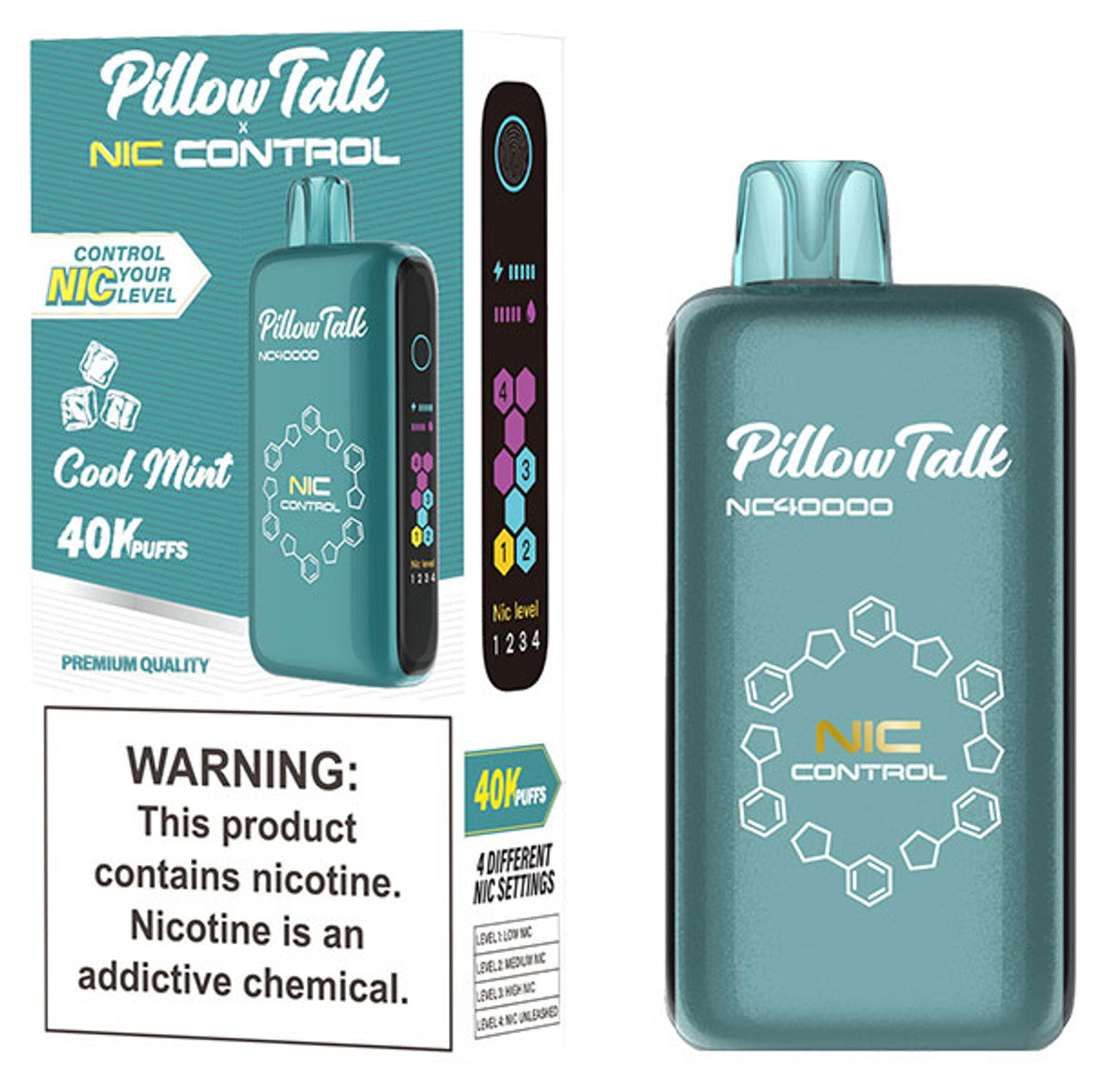 Pillow Talk Nic Control 40,000 Puff Disposable