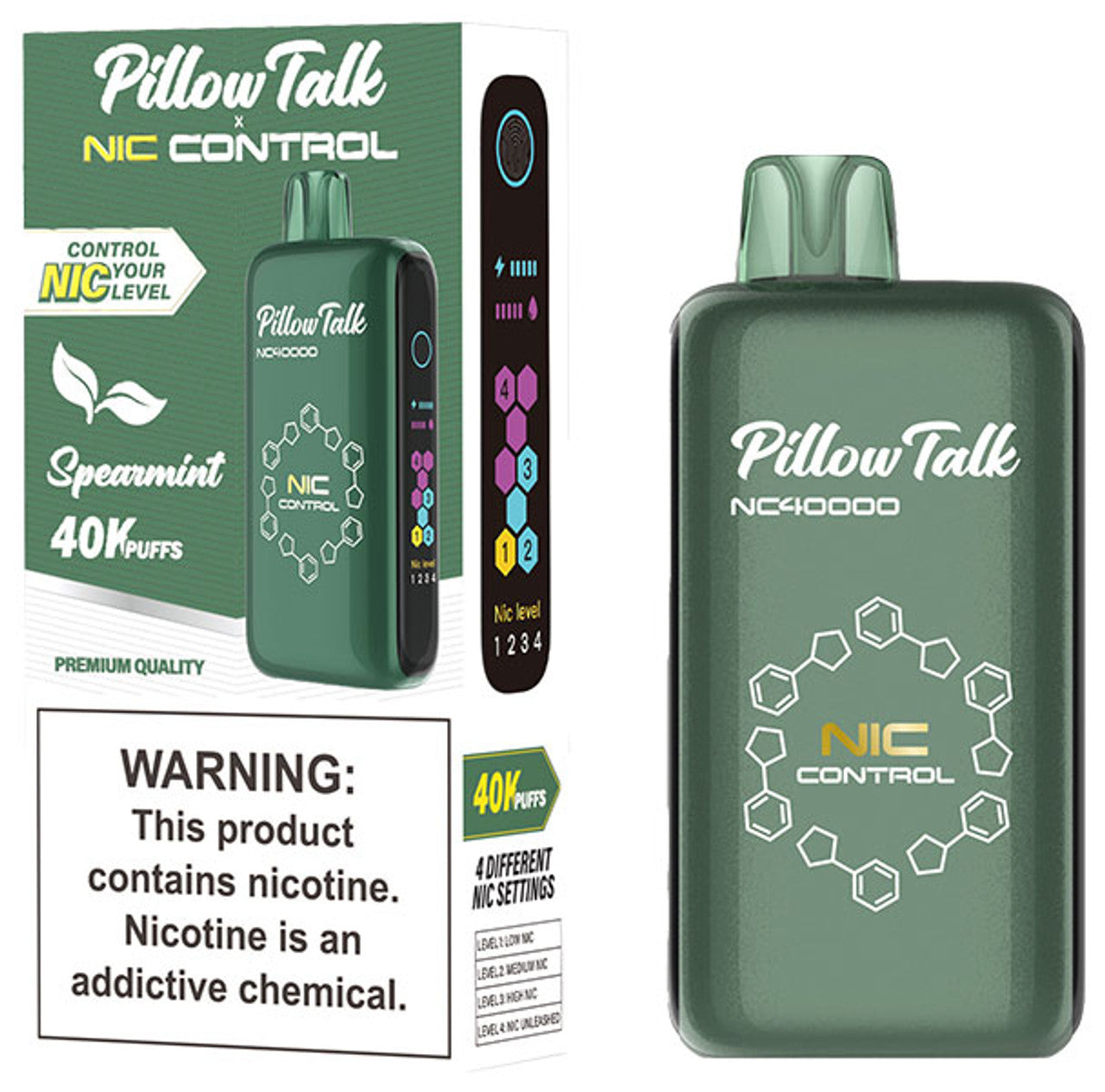 Pillow Talk Nic Control 40,000 Puff Disposable