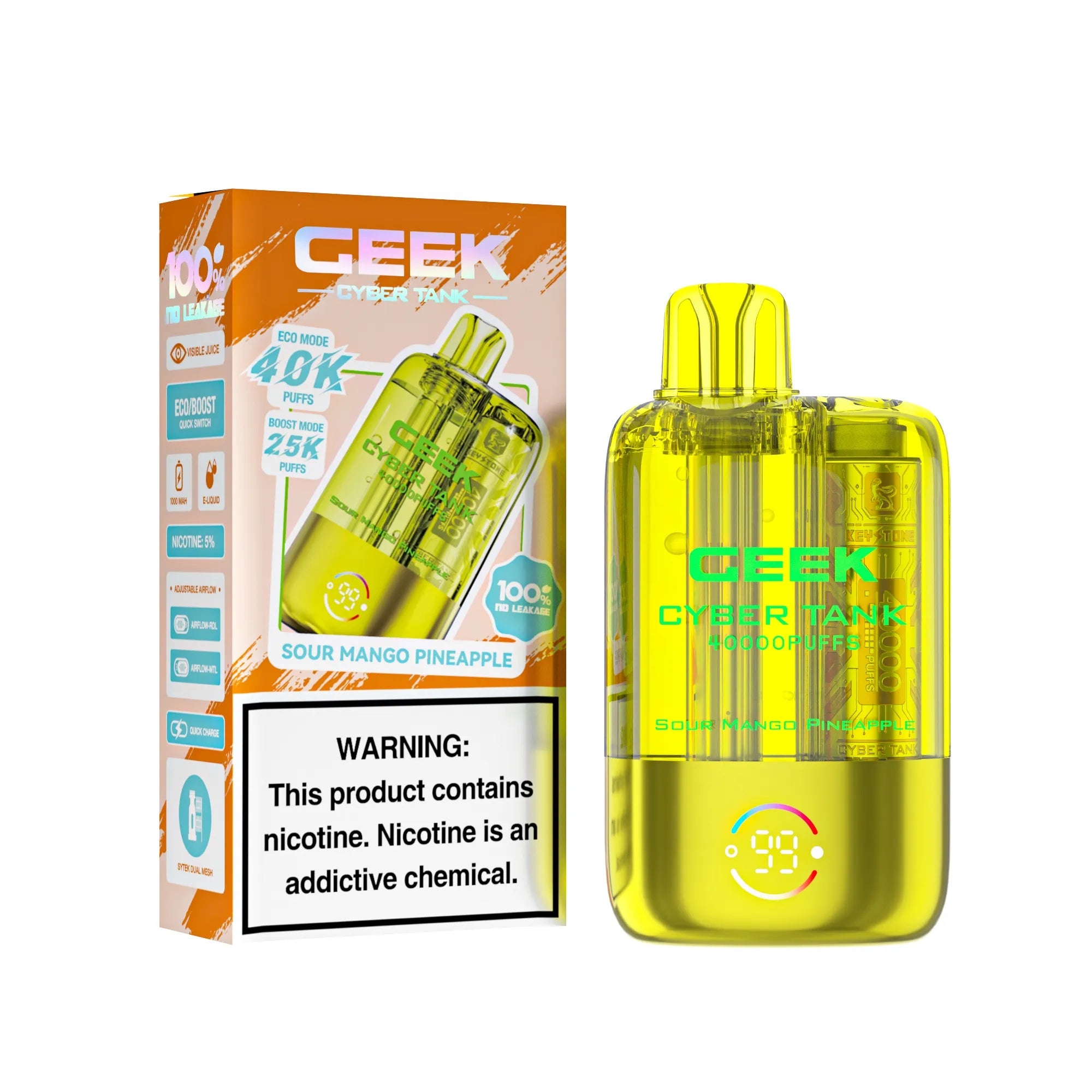 Geek Cyber Tank 40,000 Puff Disposable