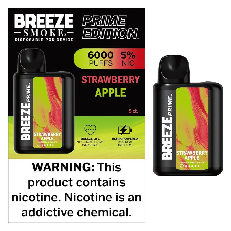 Breeze Prime 6,000 Puff Disposable