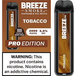 Breeze Pro 2,000 Puff Disposable